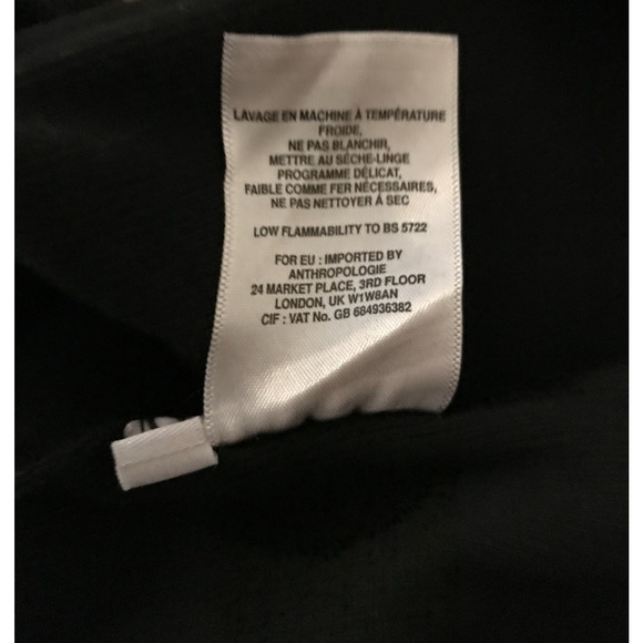 Anthropologie t.la Black Layered Tank Dress - Size Medium - Picture 9 of 9